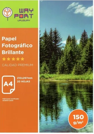 Papel Fotografico Way Port A4 